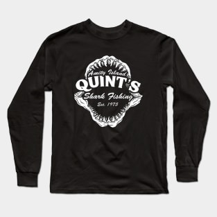 Quint's Shark Fishing Long Sleeve T-Shirt